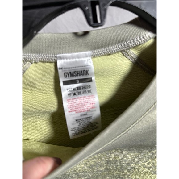 Gymshark Adapt Green Grey Ombre Women’s Crop Top - Picture 4 of 5